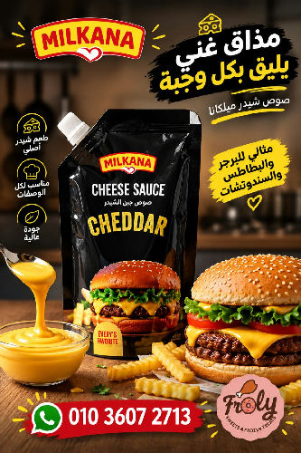ميلكان صوص شيدر 300 جم