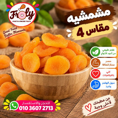 مشمشيه مقاس 4