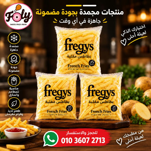 فريجز بطاطس 7*7 الوميت 2.5 كيلو